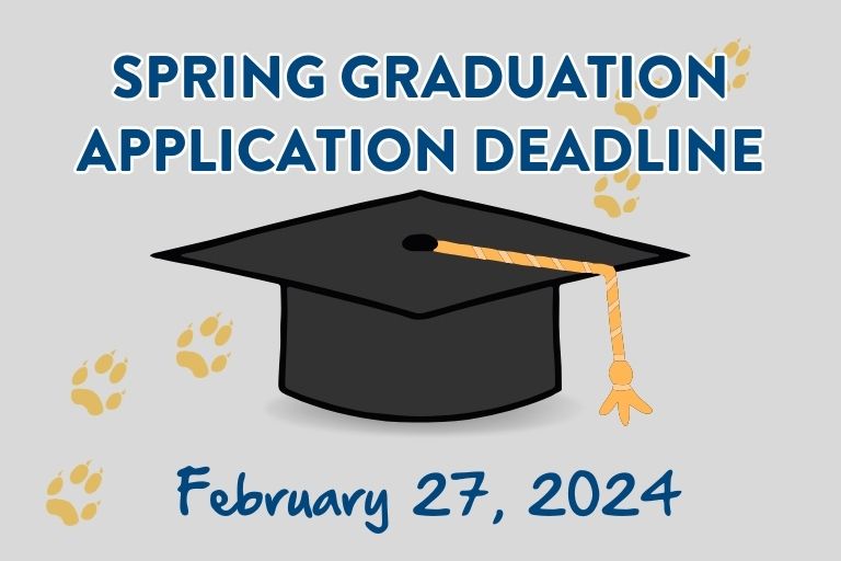 Spring Graduation Application deadline is February 27, 2024