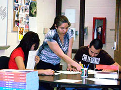 beam students in the classroom studying