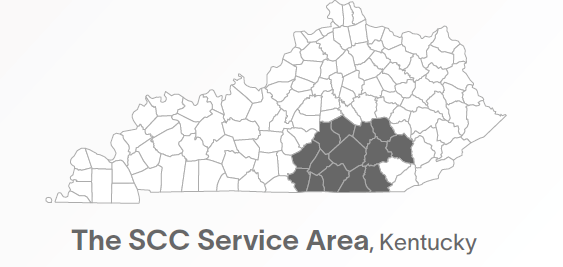 The SCC Service Area, KY: Whitley, McCreary, Wayne, Clinton, Cumberland, Adair, Casey, Lincoln, Rockcastle, Jackson, Clay, Laurel, Pulaski, Russell