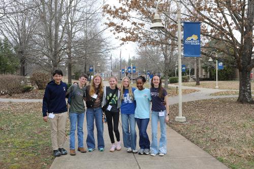 Somerset Christian School Students on the Somerset SCC Campus for STEAM Day.