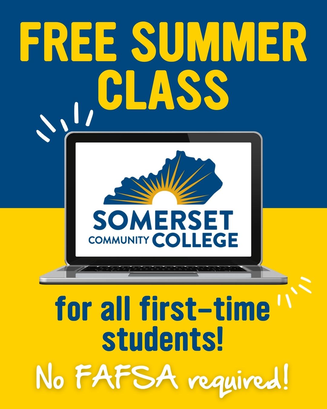 free summer class for first time students
