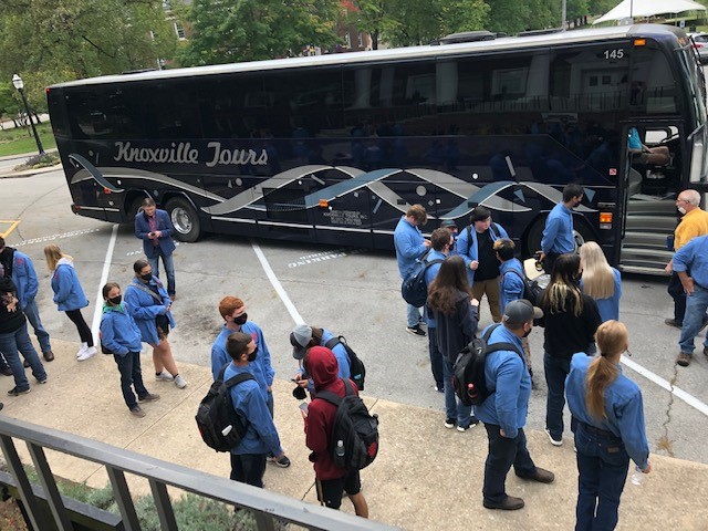 roana state community college students by bus