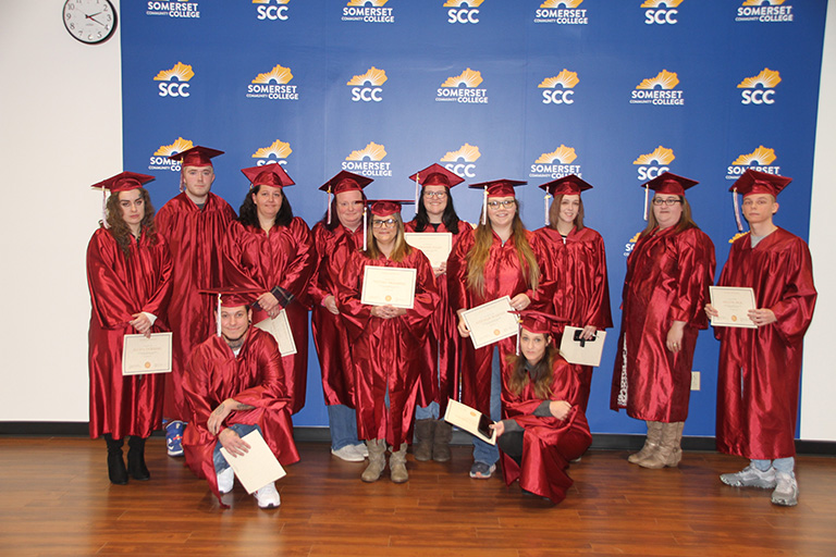 GED graduates at Commencement