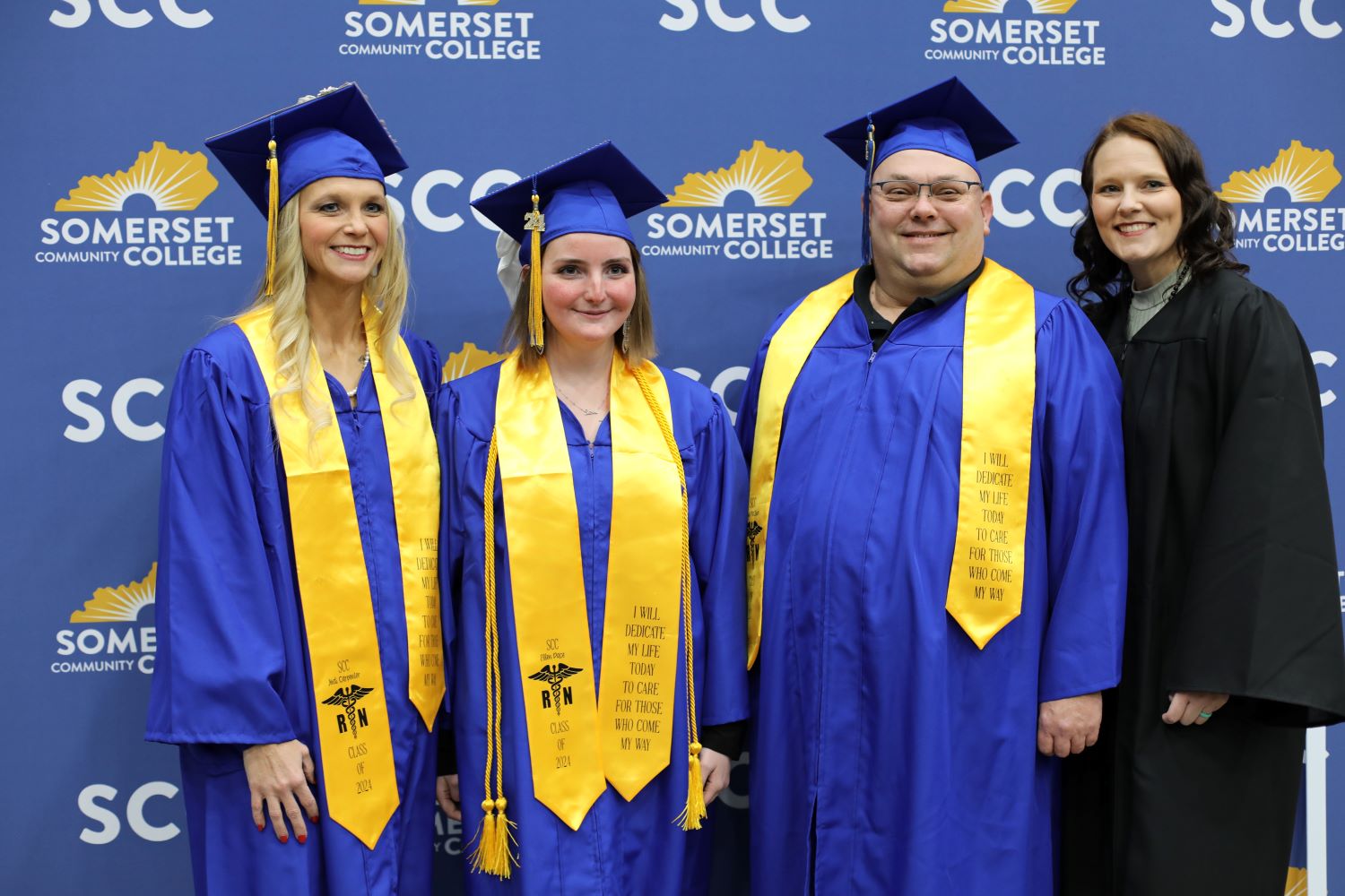 McCreary ADN graduates in regalia