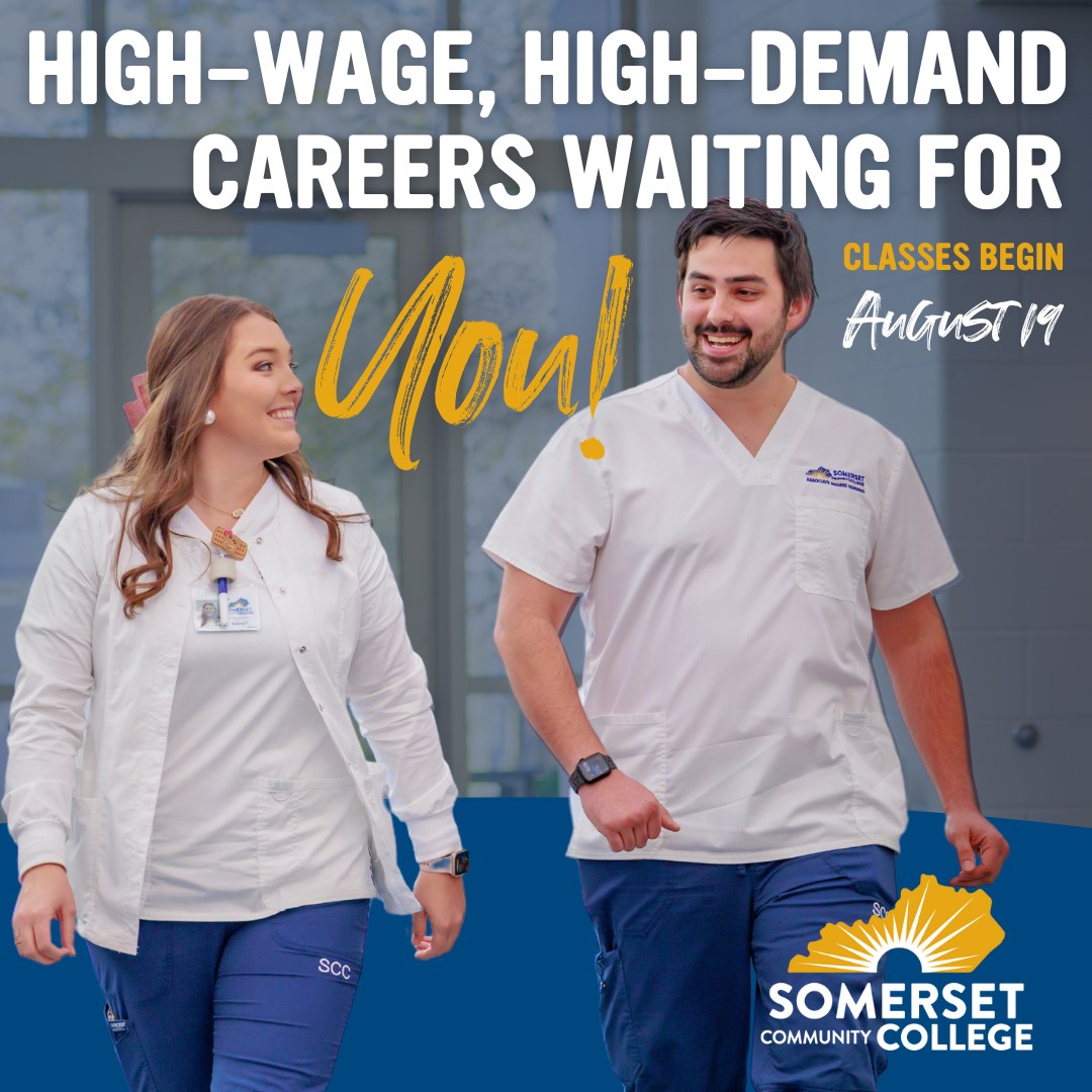 High-wage, high demand for careers waiting for you! Classes begin August 19 at SCC