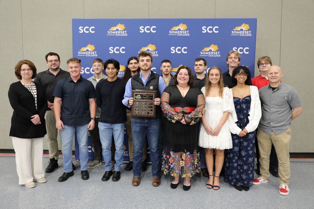 SCC’s Math and Science Club received the Community Service Award Honors at Friday’s ceremony. (names in caption)