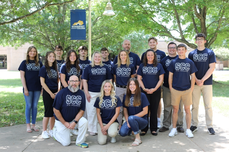 group of newly admitted PTA students during the Signing Day ceremony