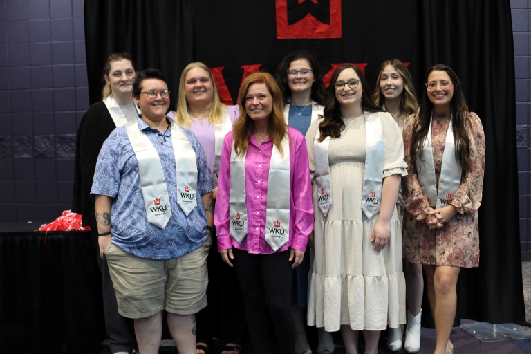 graduates at the Western Kentucky University in Somerset annual Graduate Recognition Ceremony