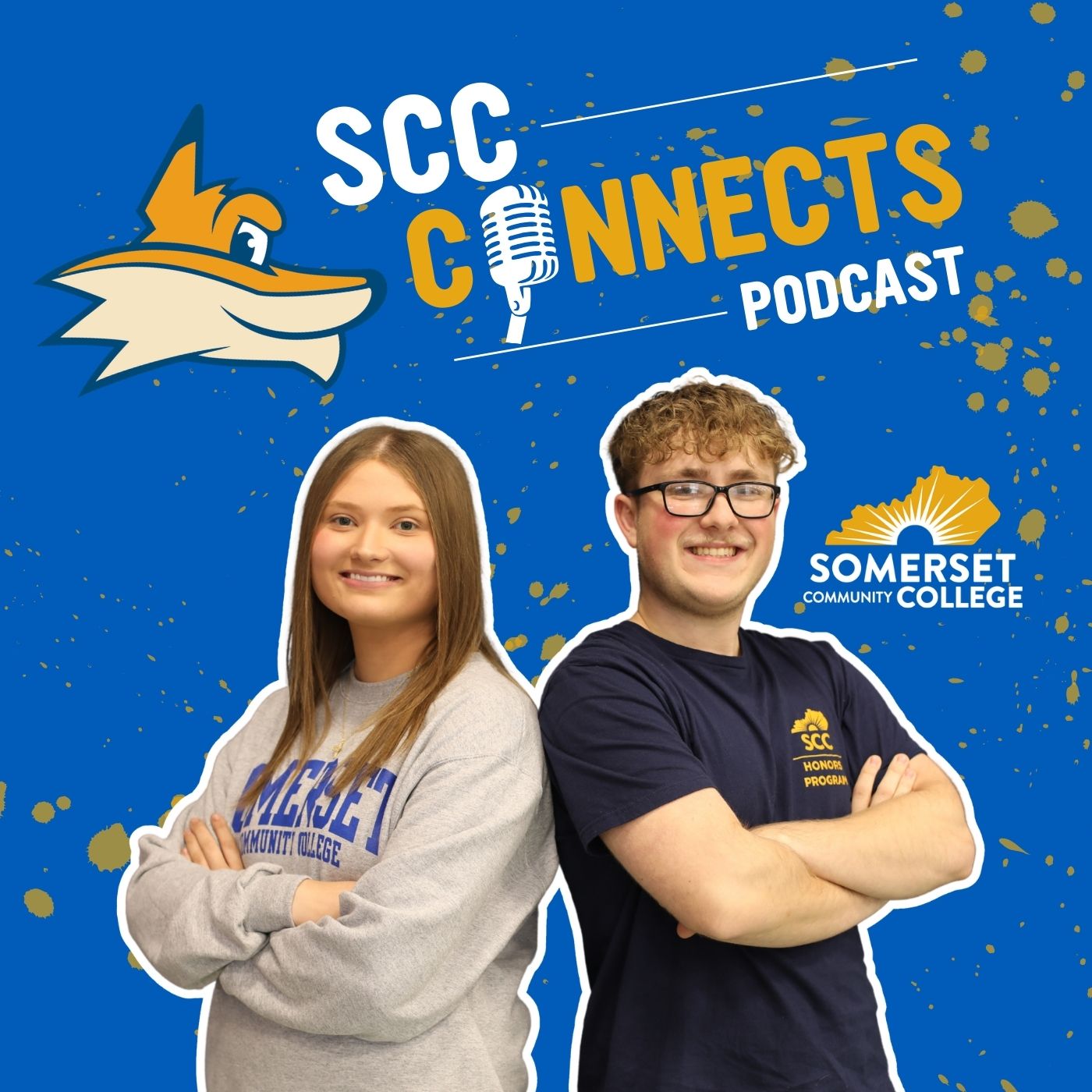 Allie Blevins and Bryan Gouge, hosts of the SCC Connects podcast
