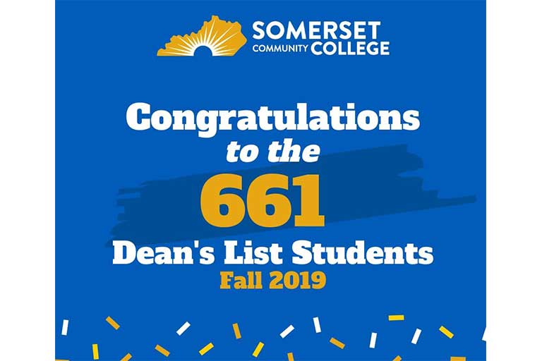 SCC Announces Dean's List for Fall 2019 SCC