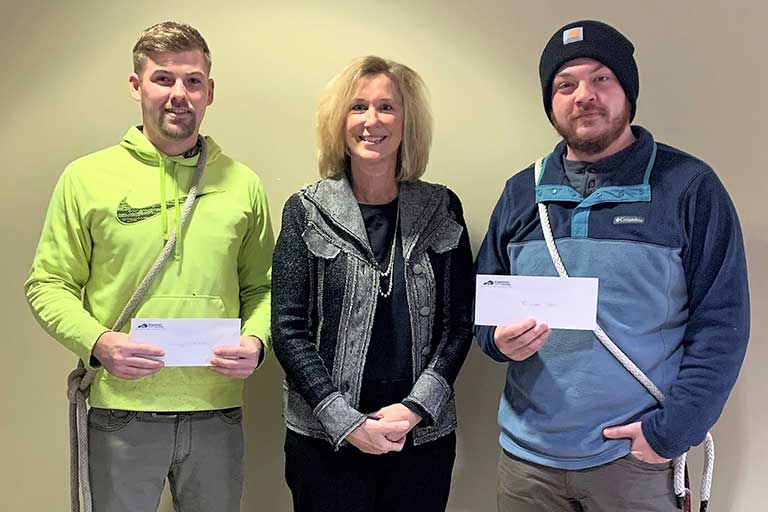 SCC Lineman Training students received scholarships provided by Kentucky’s Touchstone Energy Cooperatives.